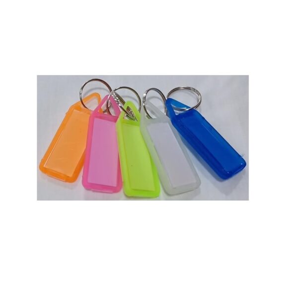 Hard Plastic Key Tag + Ring Dafrique Pack 50