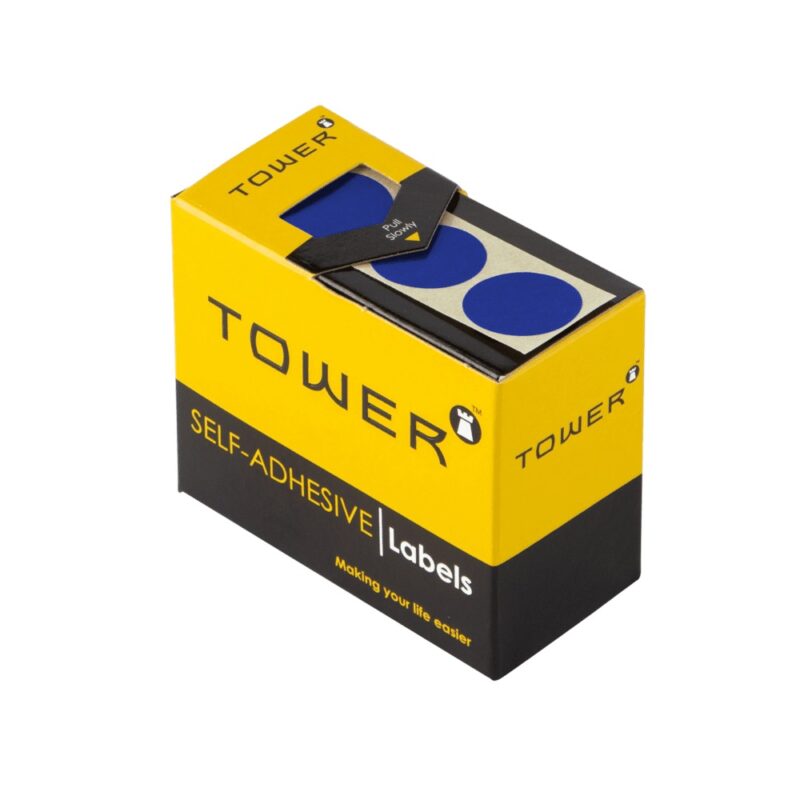 Tower C19 Colour Code Labels Blue