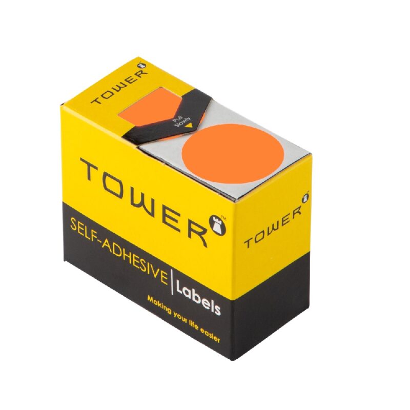 Tower C32 Colour Code Labels Neon Orange
