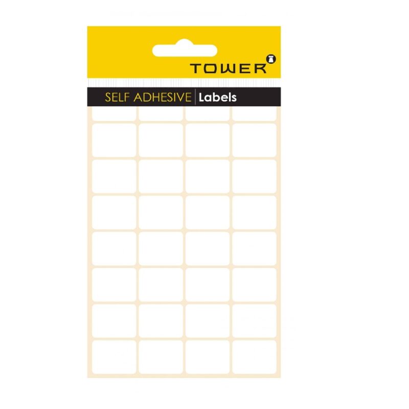 Tower White Sheet Labels - S1925 (19x25mm)
