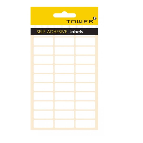 Tower White Sheet Labels - S3213 (32x13mm)