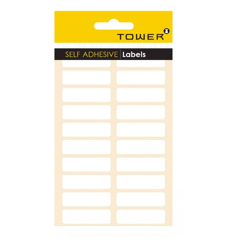 Tower White Sheet Labels - S4513 (45x13mm)