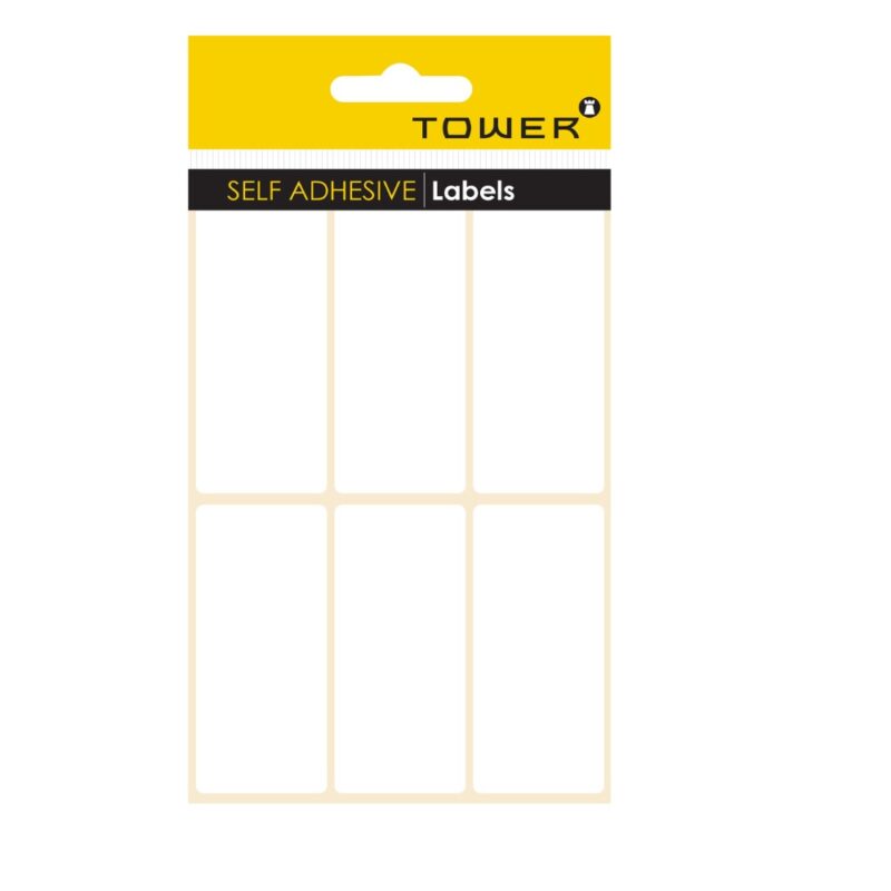 Tower White Sheet Labels - S7534 (75x34mm)