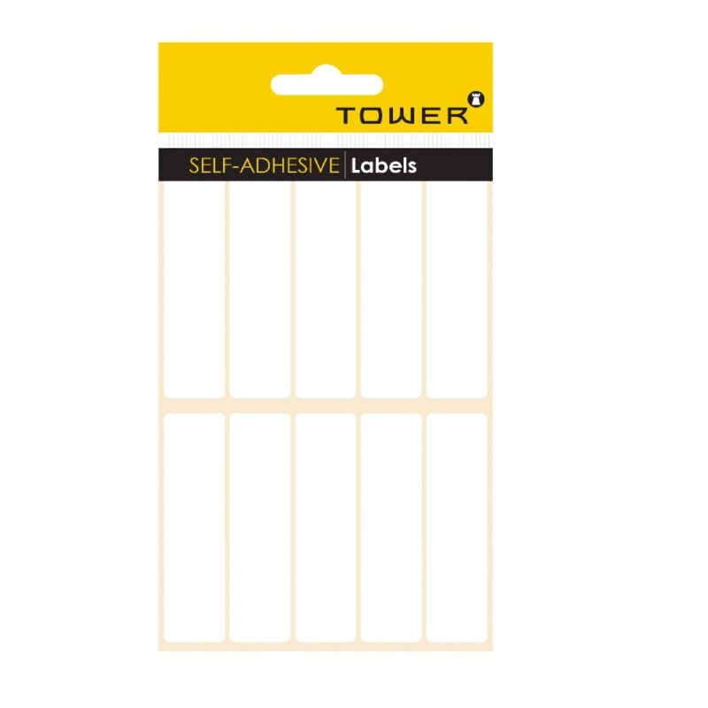 Tower White Sheet Labels - S2075 (20x75mm)