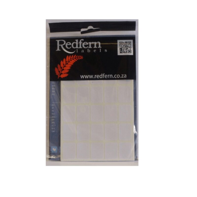 White Sheet Label 19X25