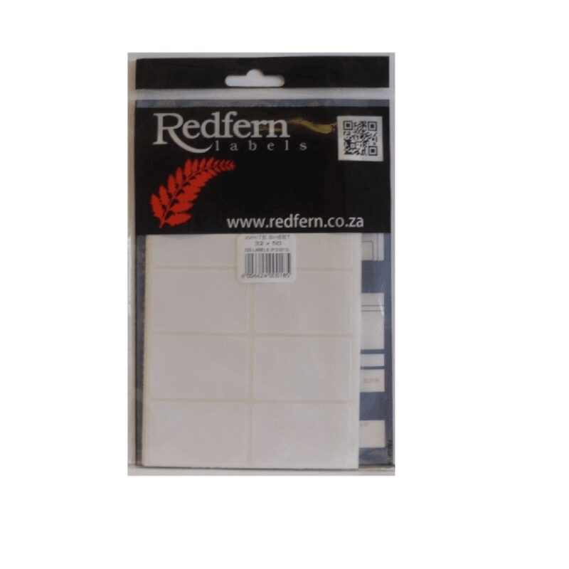 White Sheet Label 32X50