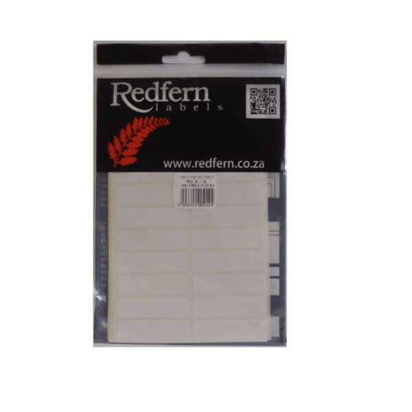 White Sheet Label 50X13