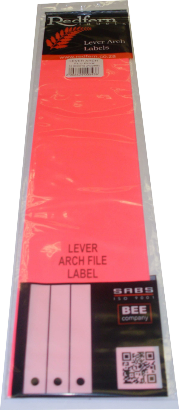 Lever Arch Flu Pink (12)