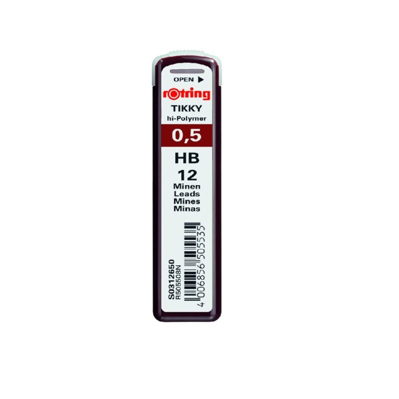 ROTRING Polymer Leads 0.5mm HB