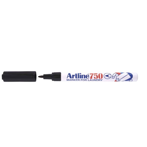 Ek750 Black Laundry Marker 0.7Mm