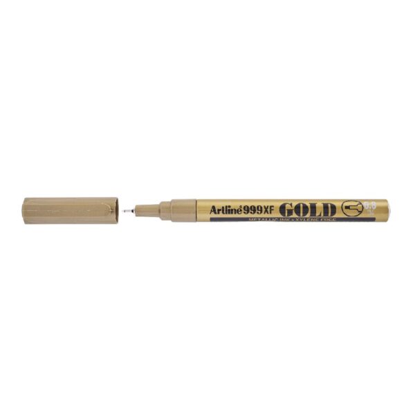 Ek999Xf Gold Metallic Marker X-Fine