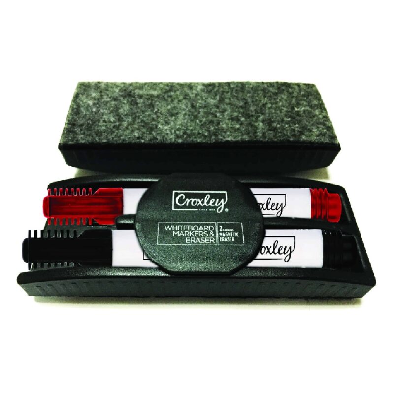 CROXLEY Whiteboard Marker + Eraser Each