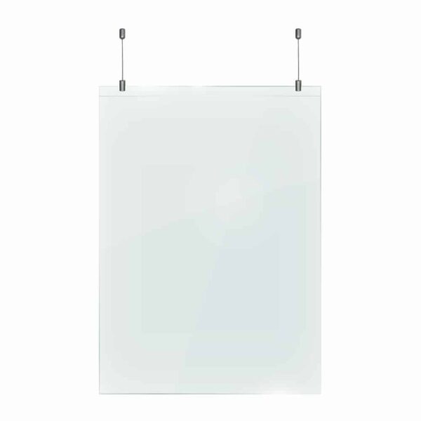 HANGING PROTECTIVE SCREEN 1220X900X2MM INCLUDING HANGING KIT