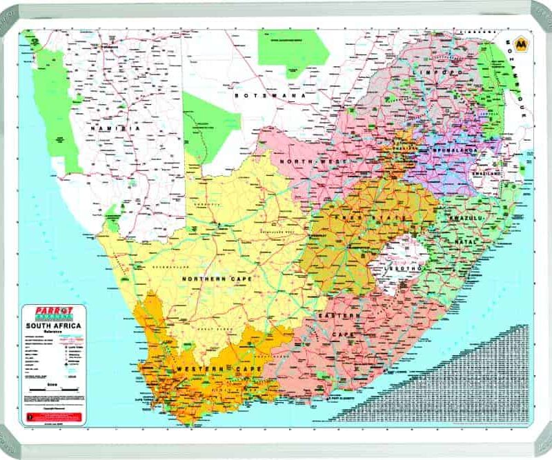 MAP - SOUTH AFRICA - AA 1200*900mm