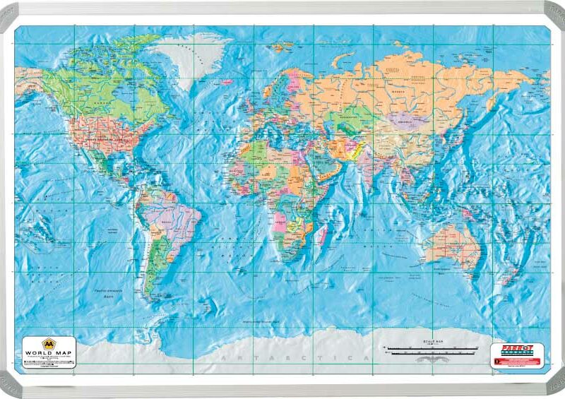 MAP - WORLD - AA 1200*900mm