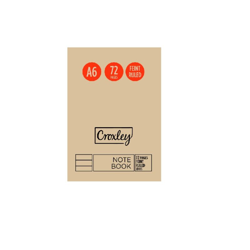 JD115 A6 72 Pg Feint Soft Cover Each