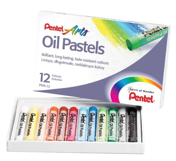 Pentel PHN-12 12 Assorted Pastels Paints