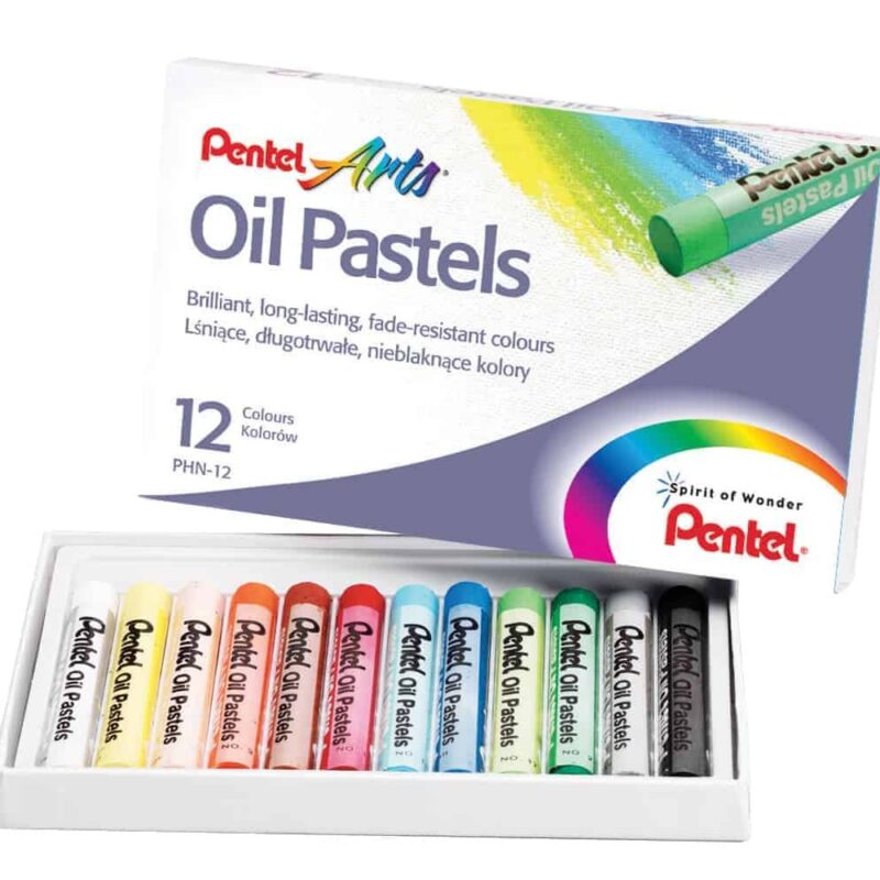 Pentel PHN-12 12 Assorted Pastels Paints