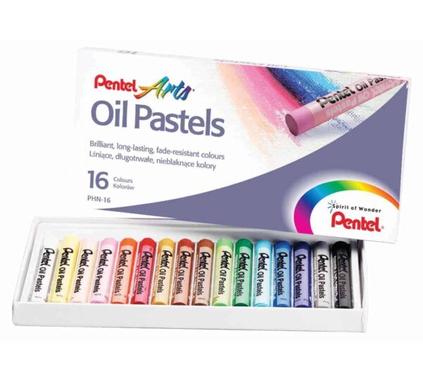 Pentel PHN-16 16 Assorted Pastels Paints