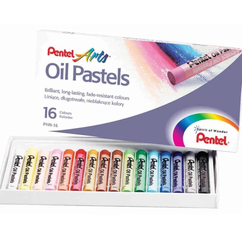 Pentel PHN-16 16 Assorted Pastels Paints