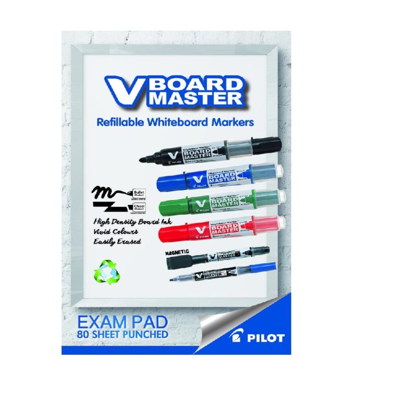 Exam Pad 80pg Punched Bs 83