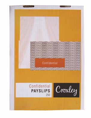 CROXLEY Confidential Pay Slip 250 per box Box