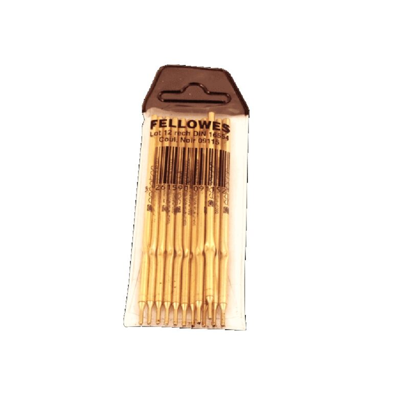 Desk Pen Refills Black 12pk