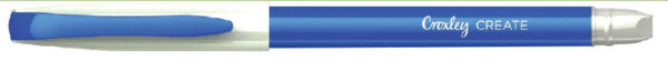 CROXLEY Create Oil Gel Pen Blue (Pk 12) Oil Gel Blue 0.7mm
