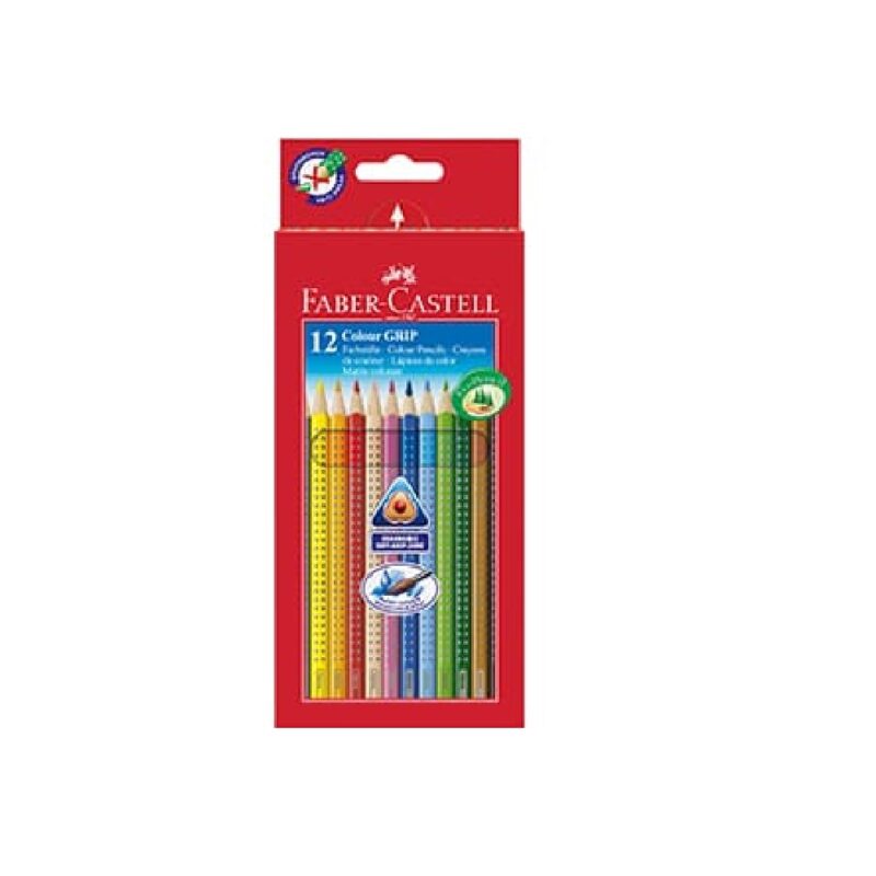 GRIP COLOUR PENCILS BOX of 12