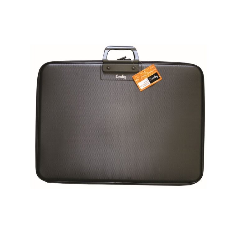 CROXLEY A3 Art Portfolio 2D Ring-Black Hard Shell