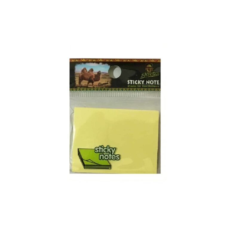 D'afrique Sticky Note 38x50 Yellow