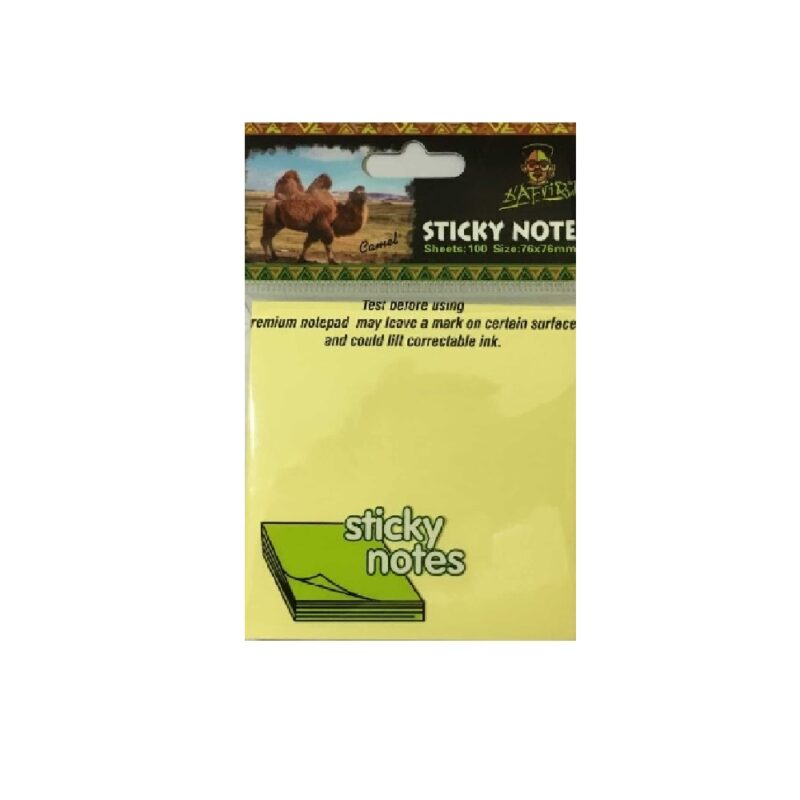 D'afrique Sticky Notes 76*76 Yel