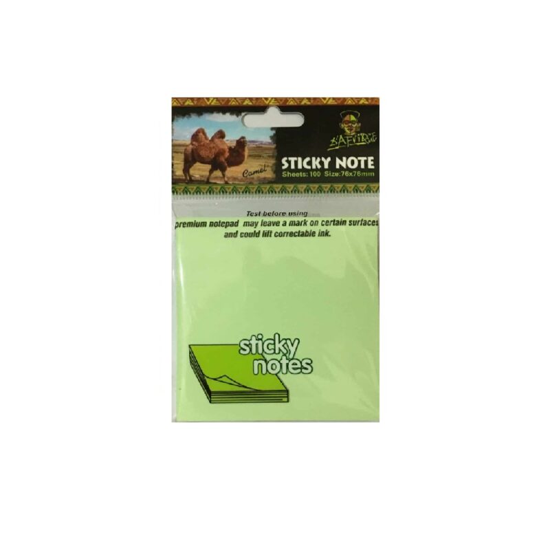D'afrique Sticky Note 76x76 Green