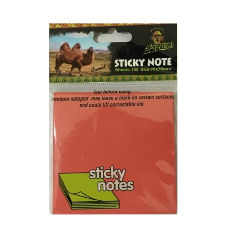 D'afrique Sticky Notes 76*76 Red