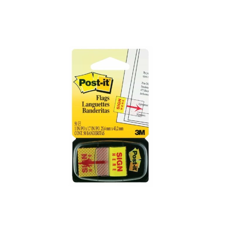 Post-it Flag "Sign Here"