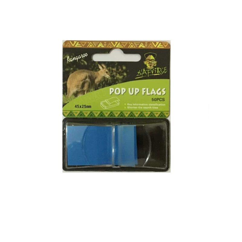 Pop Up Flags 45x25 (50) Blue *Dafrique*