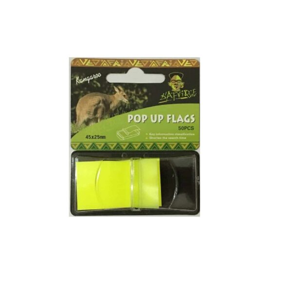 Pop Up Flags 45x25 (50) Yellow *Dafrique*