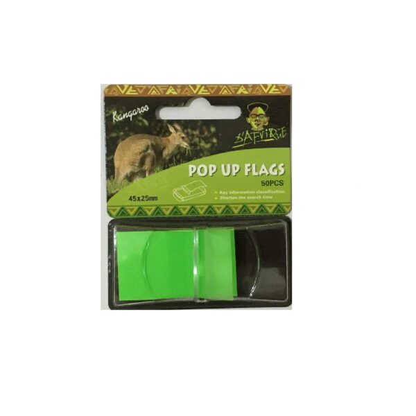 Pop Up Flags 45x25 (50) Green *Dafrique*