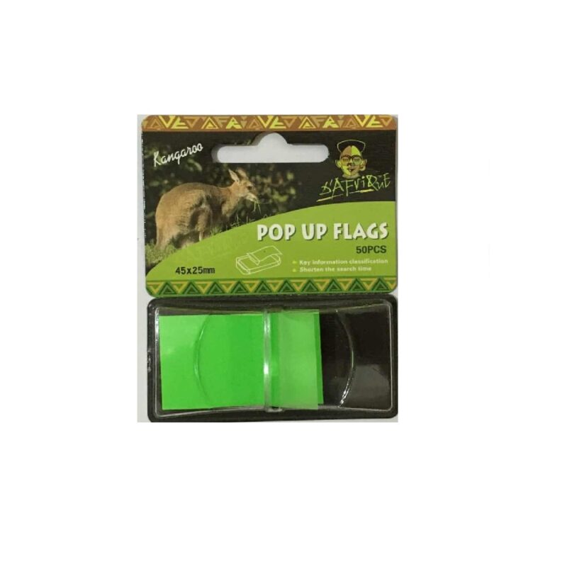 Pop Up Flags 45x25 (50) Green *Dafrique*