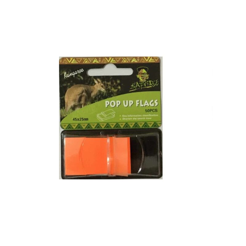 Pop Up Flags 45x25 (50) Orange *Dafrique*