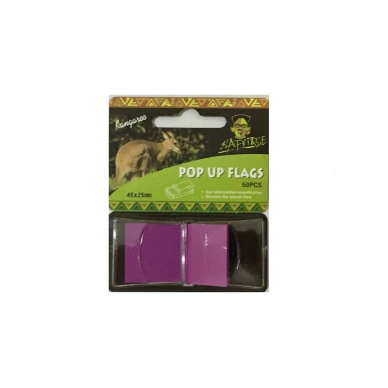 Pop Up Flags 45x25 (50) Purple *Dafrique*