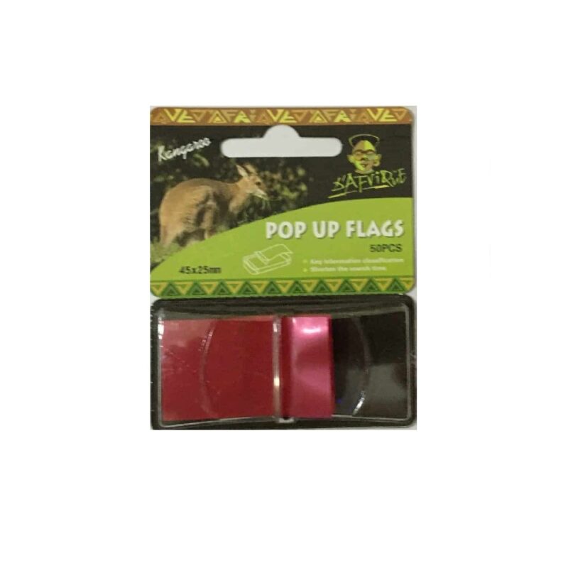 Pop Up Flags 45x25 (50) Red *Dafrique*