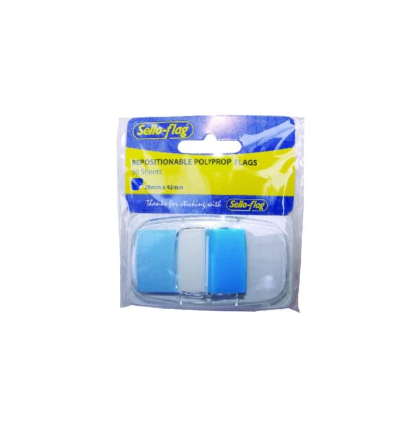Sello-Flag PP Flags 25x43mm 50 Sheets Blue