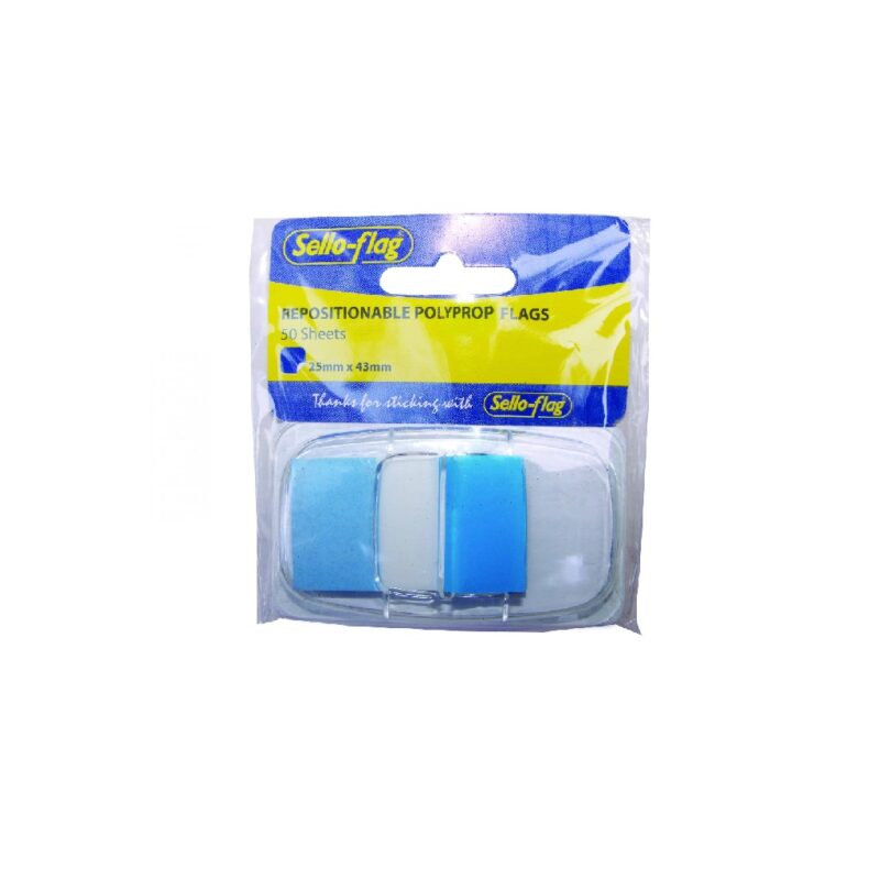 Sello-Flag PP Flags 25x43mm 50 Sheets Blue