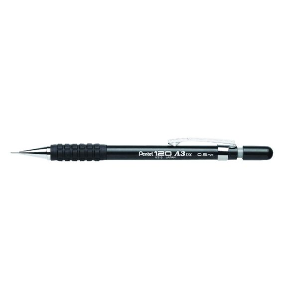Pentel A315 0.5 Automatic Pencil 4mm Sleeve BLK