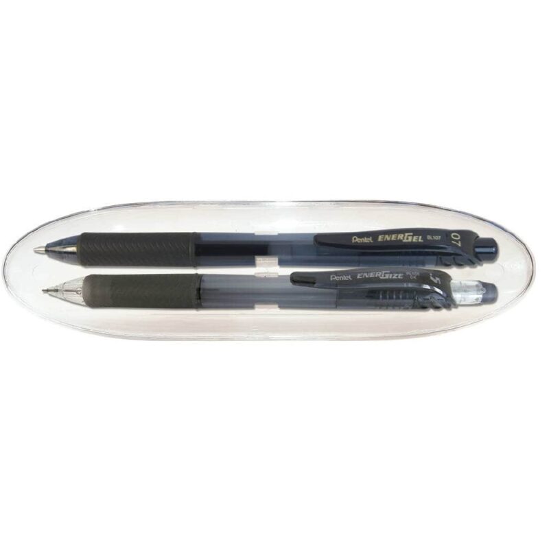 Pentel B107A Matching Retractable Pen & Pencil Set