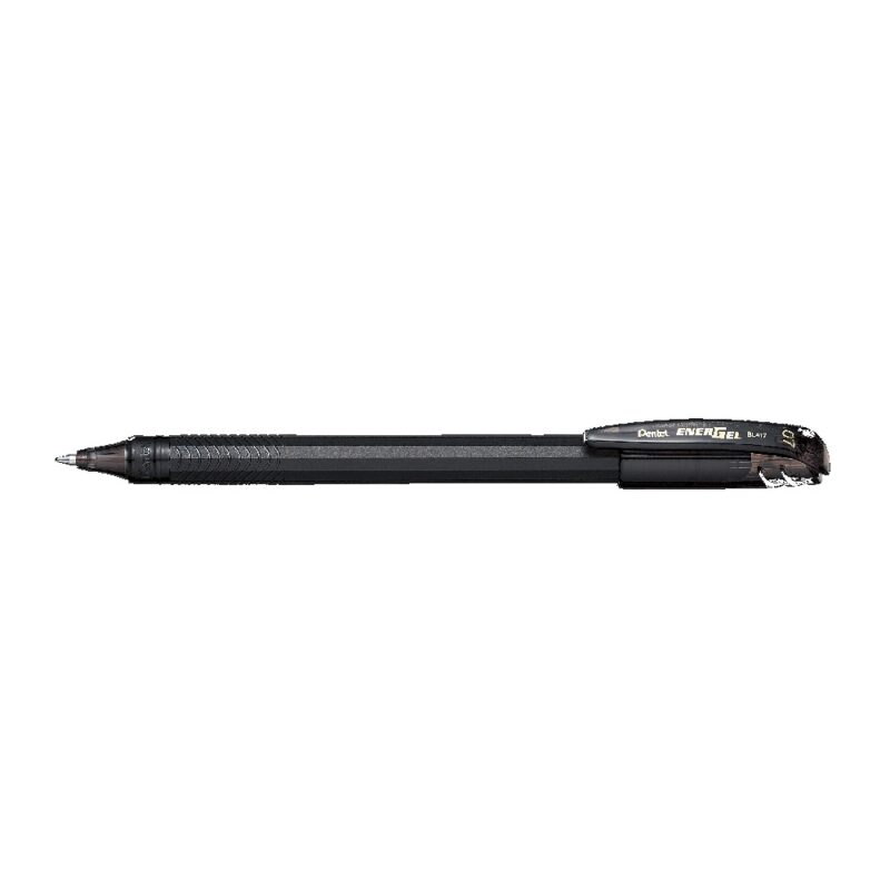 Pentel  Pen BL417 Energel Metal Roller Ball 0.7mm BLK