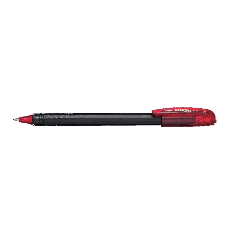 Pentel  Pen BL417 Energel Metal Roller Ball 0.7mm RED