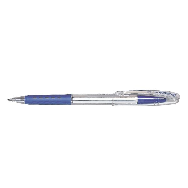 Pentel  Pen BK101 0.7mm Fine Ballpoint Rubber Grip BLUE