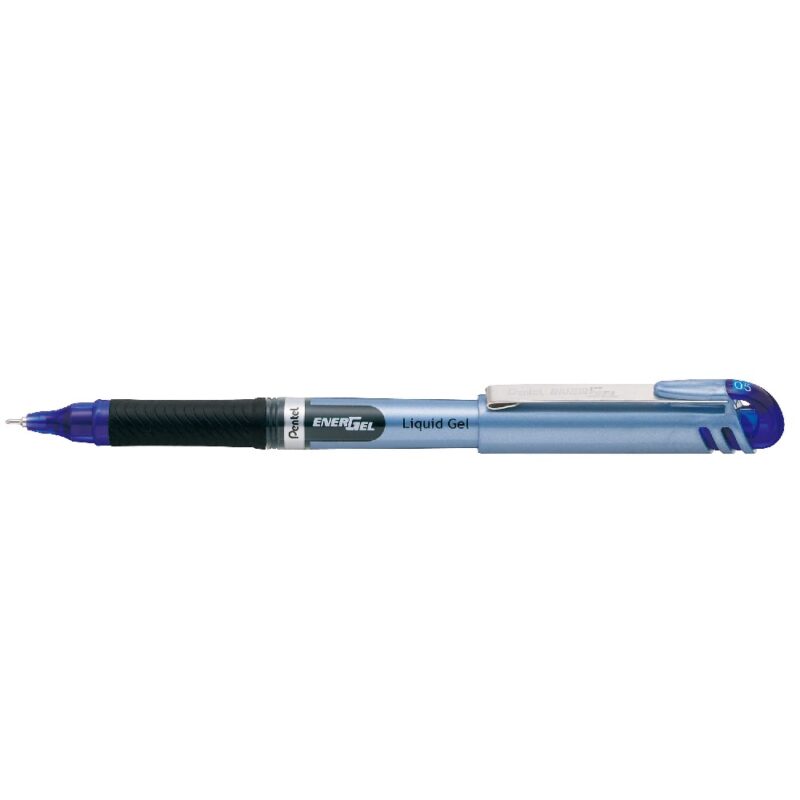 Pentel  Pen BLN15 0.7mm  Rubber Grip BLUE